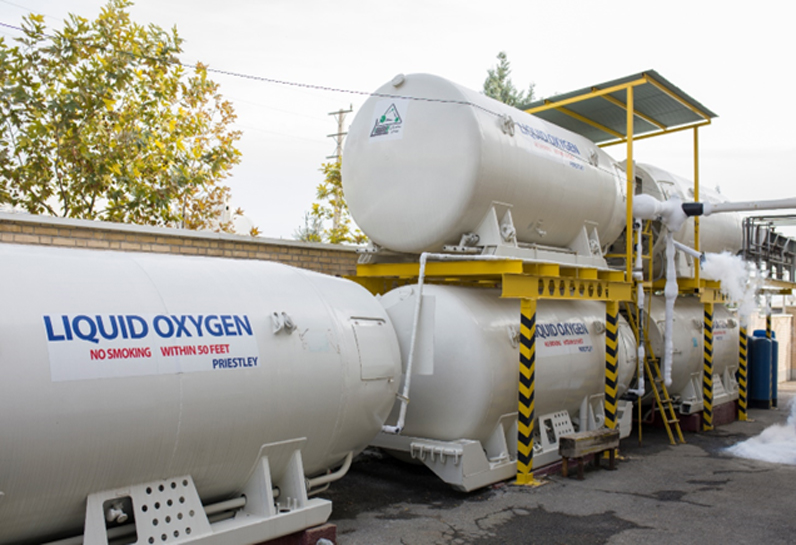 خواص شیمیایی اکسیژن مایع و گاز