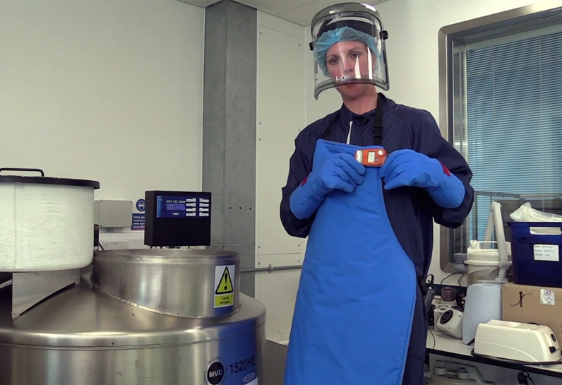 ایمنی کار با نیتروژن مایع